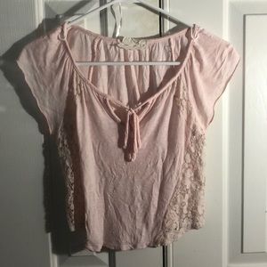 Baby pink crop top!